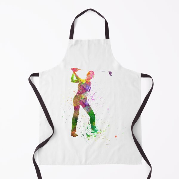 Item preview, Golf player in watercolor designed and sold by paulrommer.