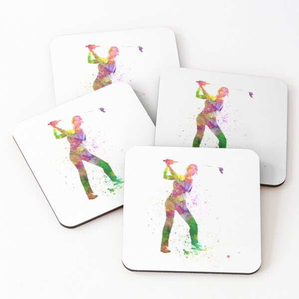 Item preview, Golf player in watercolor designed and sold by paulrommer.