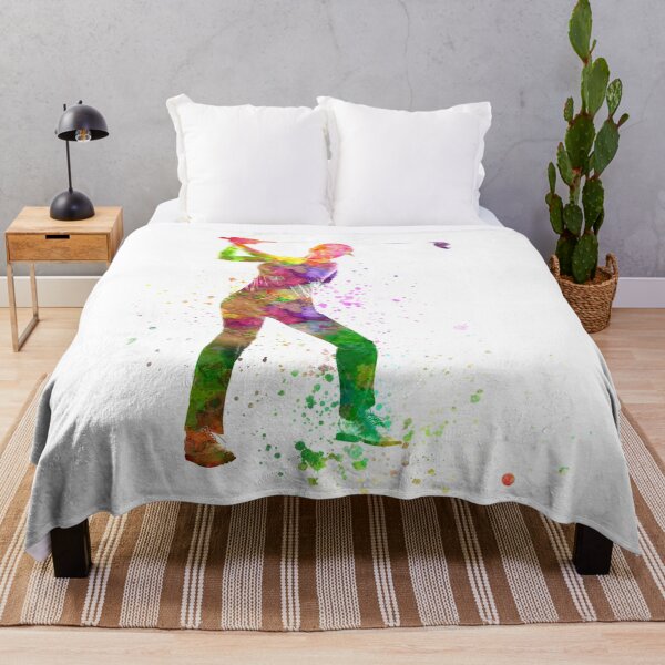 Item preview, Golf player in watercolor designed and sold by paulrommer.