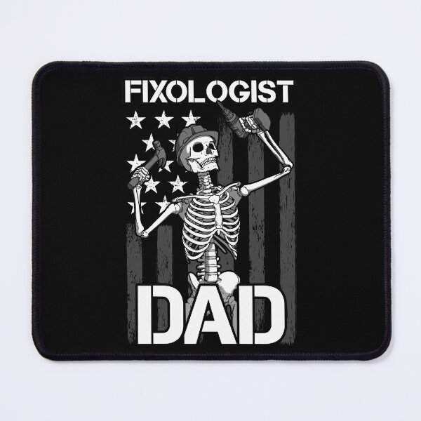 Item preview, Fixologist Dad Skeleton USA Flag Woodworking Carpenter designed and sold by GrandeDuc.
