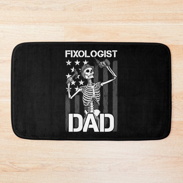 Item preview, Fixologist Dad Skeleton USA Flag Woodworking Carpenter designed and sold by GrandeDuc.