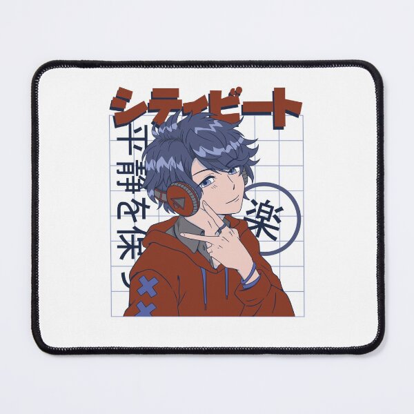 Item preview, Anime boy with headphones designed and sold by DerSenat.