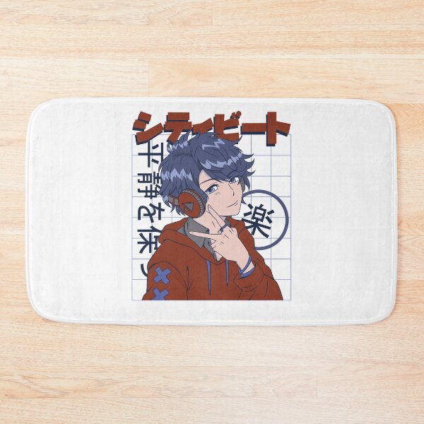 Item preview, Anime boy with headphones designed and sold by DerSenat.