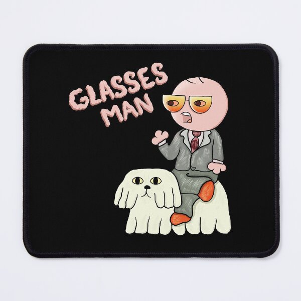 Item preview, Glasses man rides a dog designed and sold by CyphersHunter.