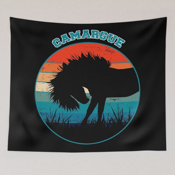 Item preview, Vintage Camargue Sunset Horse designed and sold by Astralia.