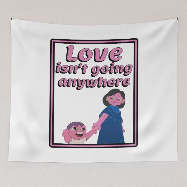 Item preview, Love isn't going anywhere - midnight gospel quote designed and sold by CyphersHunter.