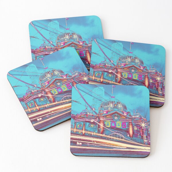 Item preview, Finders Street Station Melbourne, cool architecture in the city designed and sold by Mauswohn.