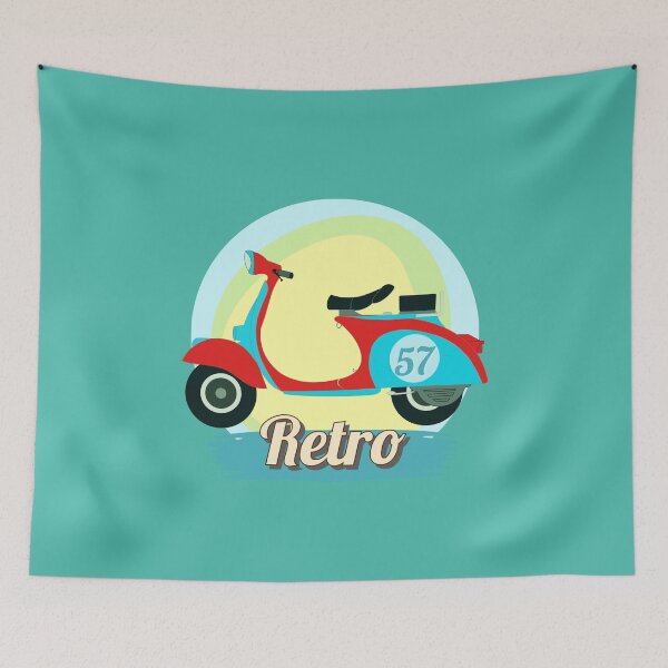 Item preview, Retro Scooter 57 designed and sold by ABS-Originals.
