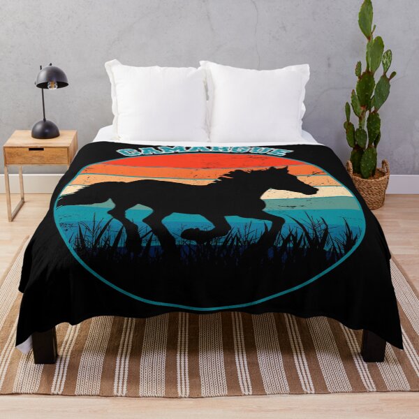 Item preview, Vintage Sunset Horse Camargue France designed and sold by Astralia.