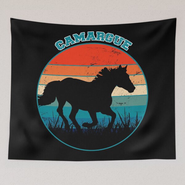 Item preview, Vintage Sunset Horse Camargue France designed and sold by Astralia.
