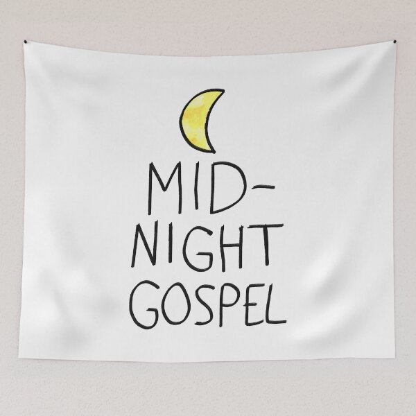 Item preview, Mid-night gospel half white logo designed and sold by CyphersHunter.