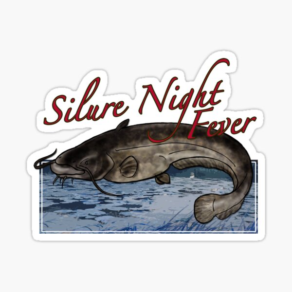 Silure night fever Sticker