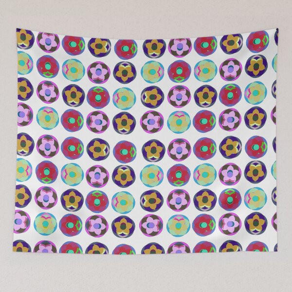 Item preview, Colorful Bubble Flower Pattern designed and sold by JPsCreatorium.