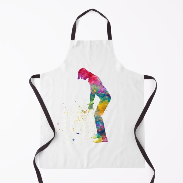Item preview, Golf player in watercolor designed and sold by paulrommer.