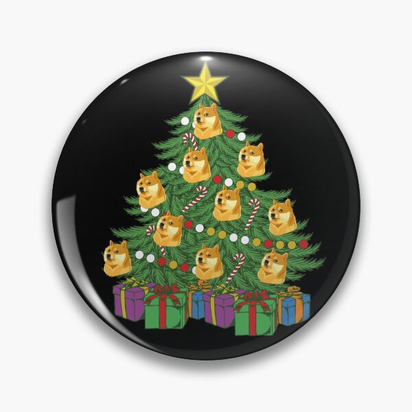 Item preview, Dogecoin Christmas Tree Crypto Doge Ornaments Dogecoin Gear designed and sold by DynamicDesign.