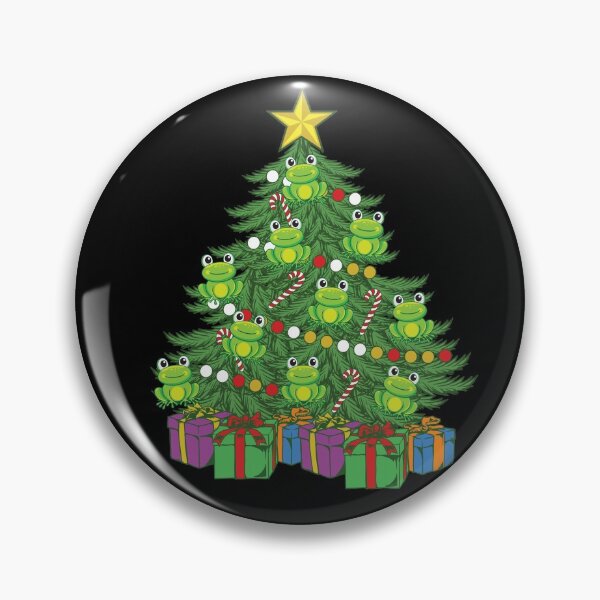 Item preview, Frog Christmas Tree Cute Frog Ornaments Pet Frog Gear designed and sold by DynamicDesign.