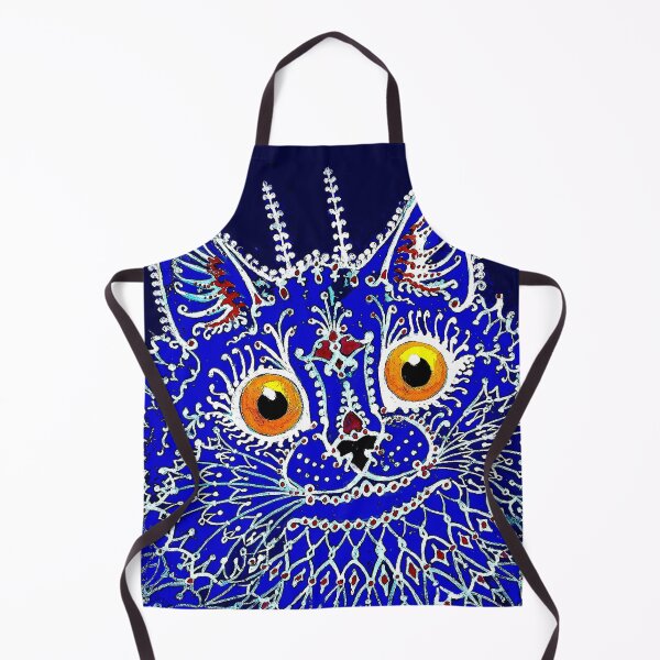 Item preview, GOTHIC CAT : Vintage Louis Wain Abstract decorative psychedelic print designed and sold by posterbobs.