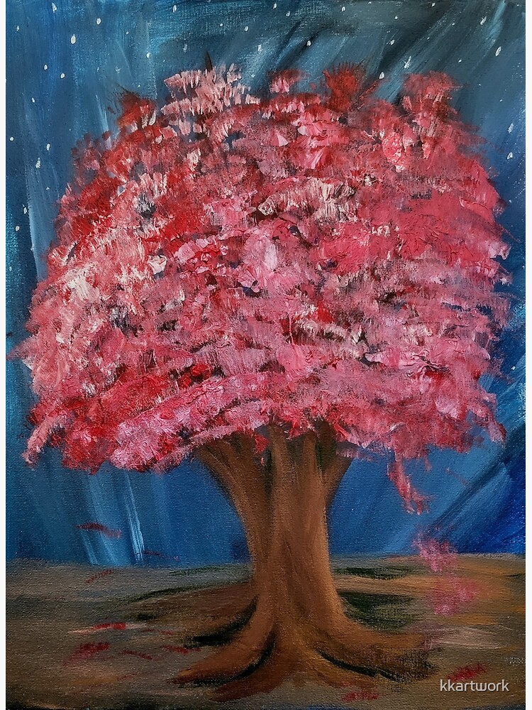 Cherry blossom at night by kkartwork