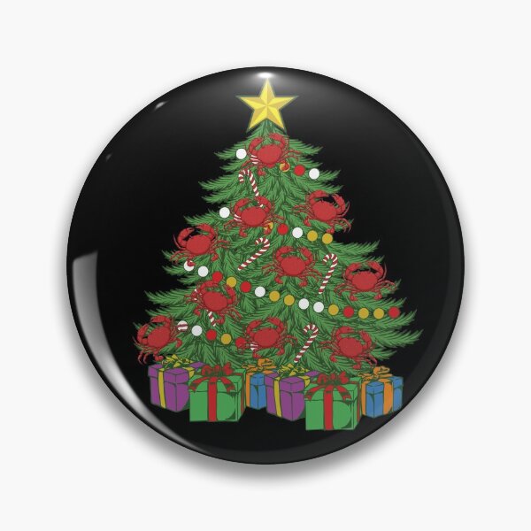 Item preview, Crab Christmas Tree Red Crab Lover Crab Ornaments Crab Gear designed and sold by DynamicDesign.