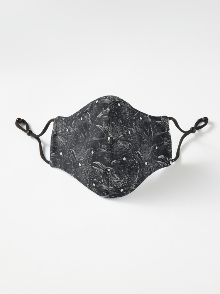 Alternate view of Raven pattern 2 Mask