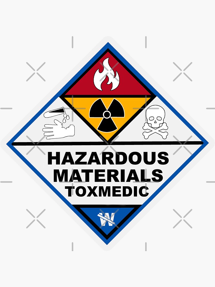 Thumbnail 3 von 3, Sticker, Gefahrgut Toxmedic designt und verkauft von SeanC898.