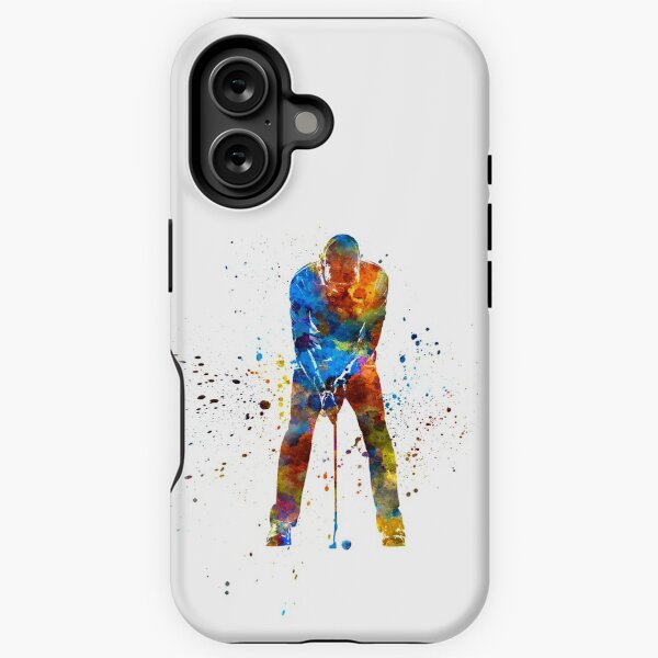Item preview, Golf player in watercolor designed and sold by paulrommer.