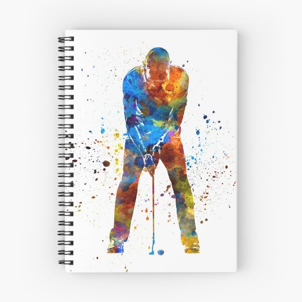 Item preview, Golf player in watercolor designed and sold by paulrommer.