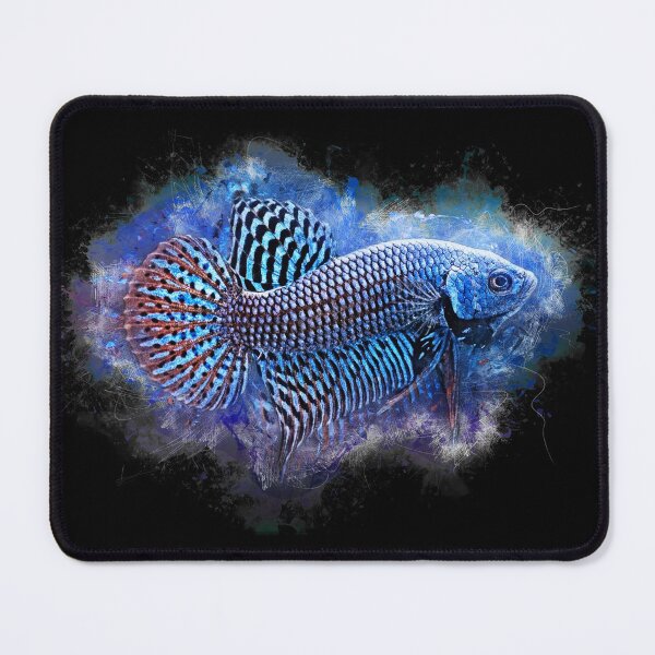 Item preview, Fighting Fish Alien Blue - Betta splendens designed and sold by AquariumLutter.