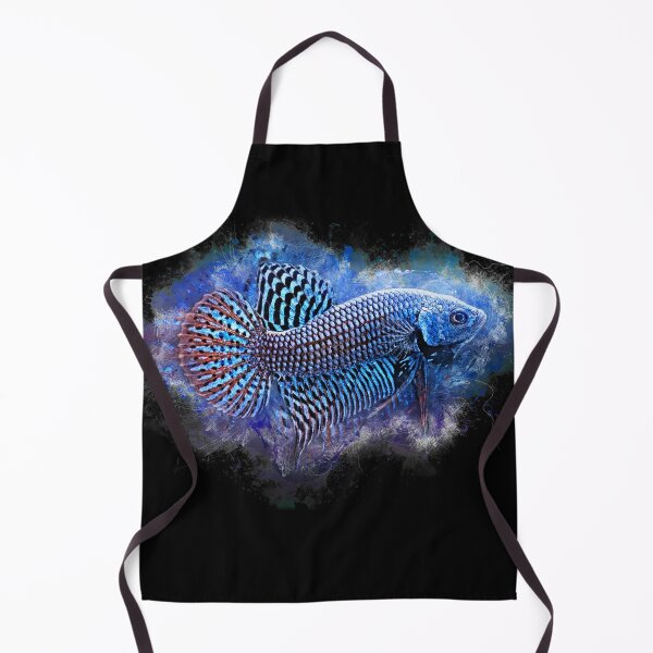 Item preview, Fighting Fish Alien Blue - Betta splendens designed and sold by AquariumLutter.