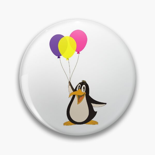Item preview, PENGUIN WITH BALLOONS designed and sold by LaBelleMaison.