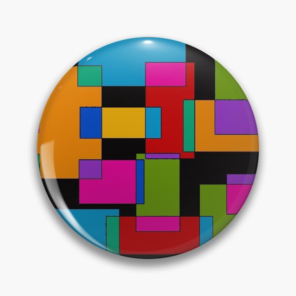 Item preview, Multicoloured oblongs designed and sold by MoMoJaJa.