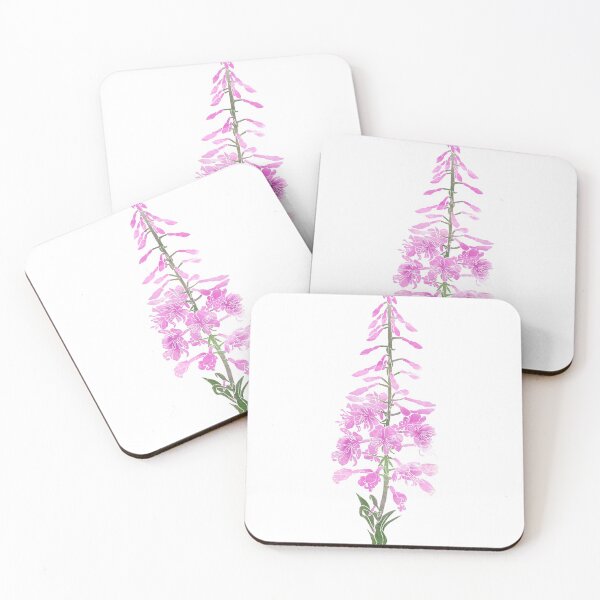 Item preview, Realistic fireweed flower designed and sold by Shoshina.