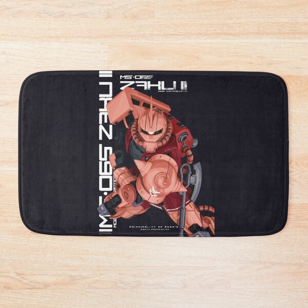 Item preview, MS-06S Zaku II White Text designed and sold by ijunk.