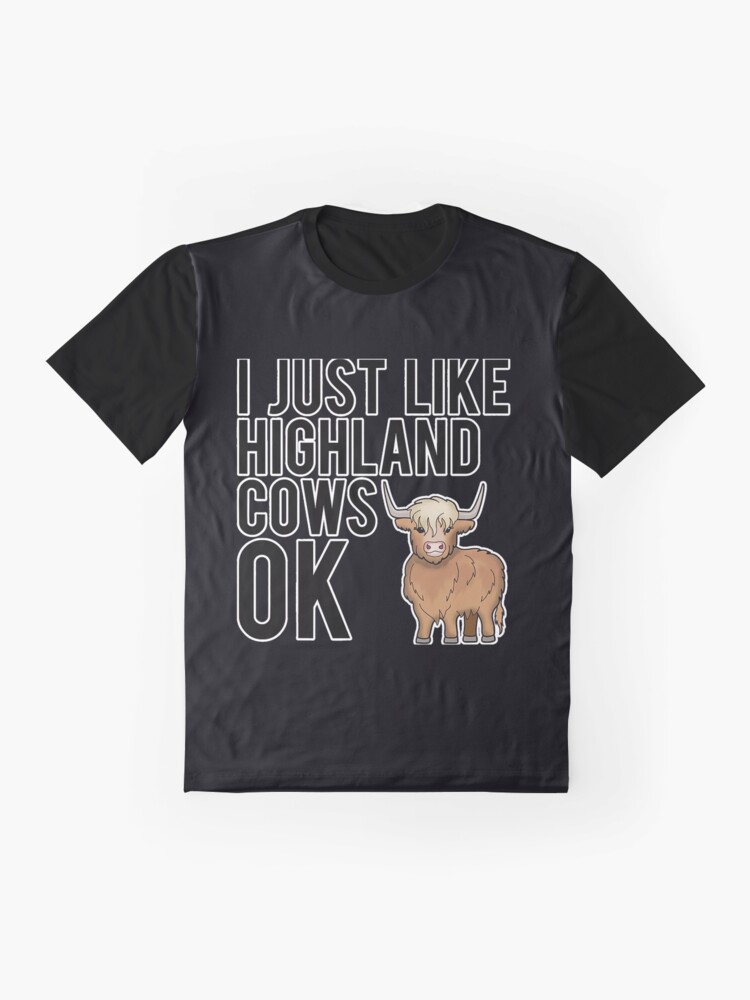 Imagen 4 de 5, Camiseta gráfica con la obra Vaca de pelo largo de las Tierras Altas, diseñada y vendida por SkyCloudBlue.