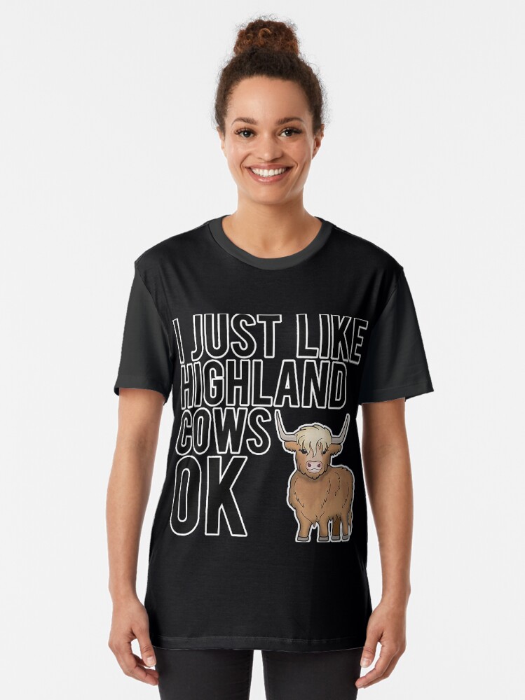 Imagen 2 de 5, Camiseta gráfica con la obra Vaca de pelo largo de las Tierras Altas, diseñada y vendida por SkyCloudBlue.