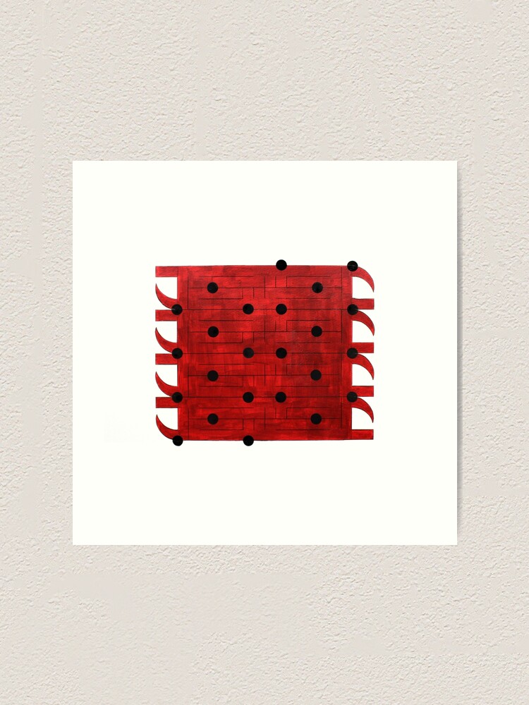 Thumbnail 1 of 3, Art Print, Ghadab غضب designed and sold by majnouna.