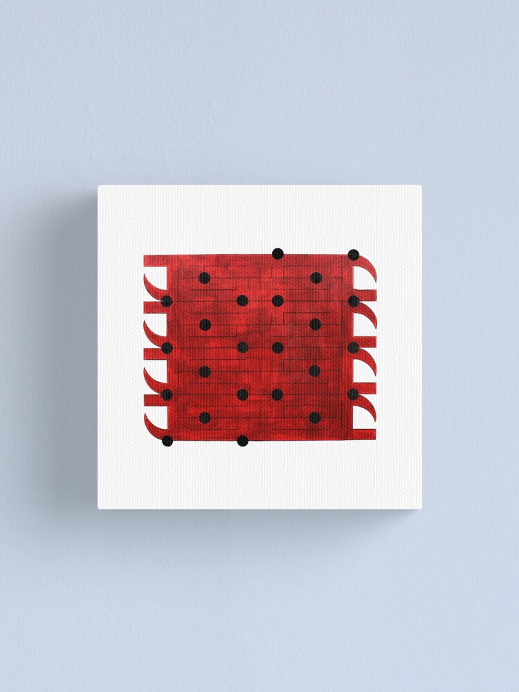 Thumbnail 1 of 3, Canvas Print, Ghadab غضب designed and sold by majnouna.