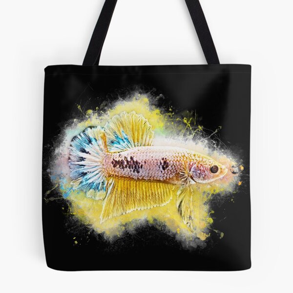 Item preview, Fighting fish Halfmoon metallic designed and sold by AquariumLutter.