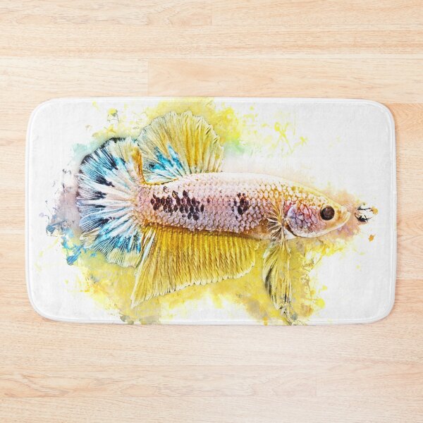 Item preview, Fighting fish Halfmoon metallic designed and sold by AquariumLutter.