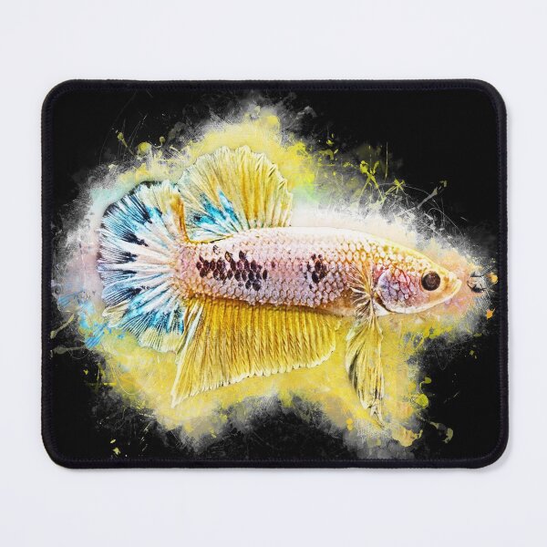 Item preview, Fighting fish Halfmoon metallic designed and sold by AquariumLutter.