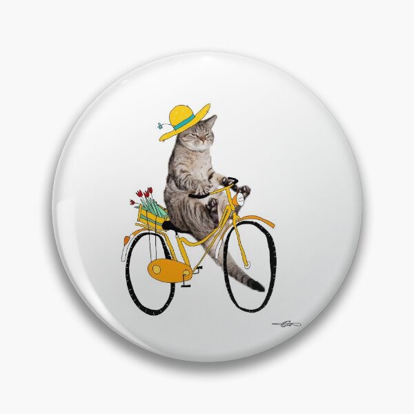 Item preview, Cat on a Bicycle   designed and sold by dagmardraws.