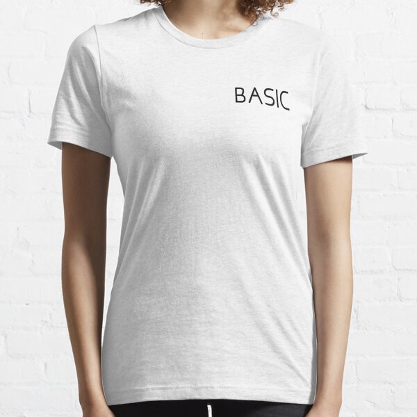 basic white girl t shirt