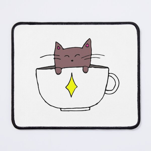 Item preview, Tea Cup Kitty designed and sold by BaskingBeardie.