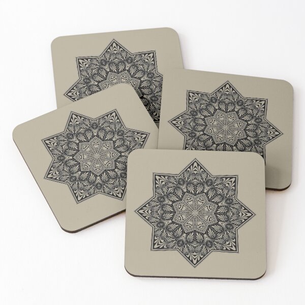 Item preview, Patrón de mandala espiritual en marrón designed and sold by FirstwaterRuby.