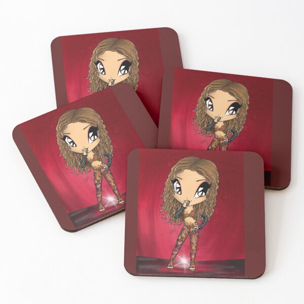 Item preview, Eleni Foureira Fuego Eurovision Song Contest 2018 Cyprus Chibi Cartoon designed and sold by ciseauxamour.
