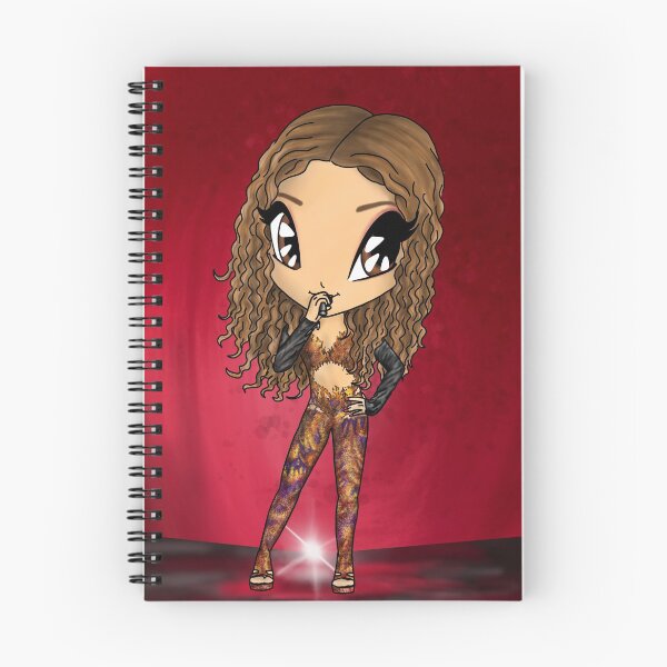 Item preview, Eleni Foureira Fuego Eurovision Song Contest 2018 Cyprus Chibi Cartoon designed and sold by ciseauxamour.