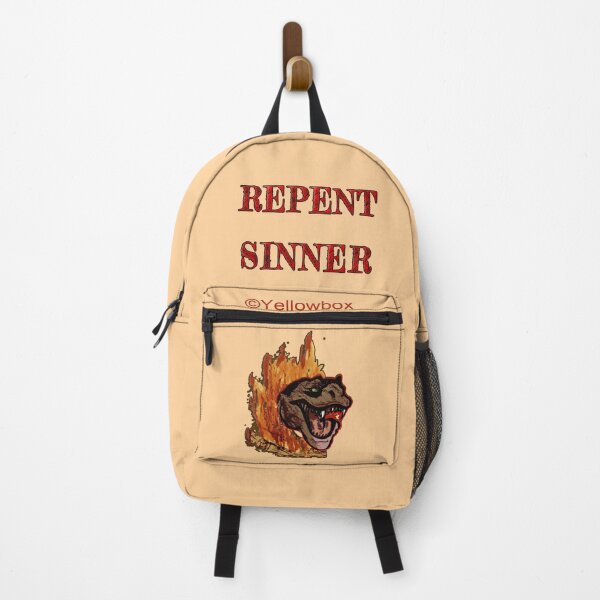 Item preview, Repent Sinner Howling of the dinosaur- Yellowbox Ink Painting designed and sold by twyellowbox.