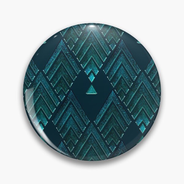 Item preview, Glamorous Teal Blue Art Deco Gatsby Style Pattern designed and sold by artsandsoul.