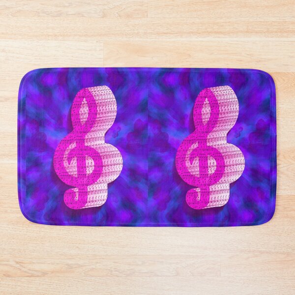 Item preview, Pink 3D music treble clef designed and sold by Only1helen.