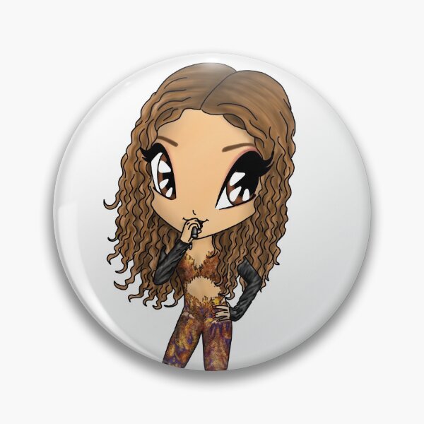 Item preview, Eleni Foureira Fuego Eurovision Song Contest Cyprus 2018 Chibi Cartoon designed and sold by ciseauxamour.